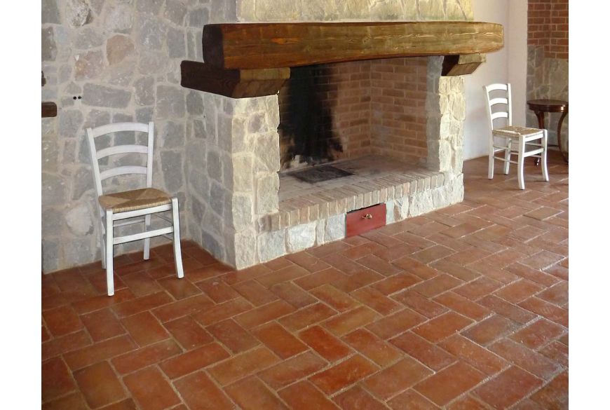 15x30 cm rectangular Terracotta