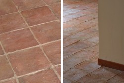 25x25 cm square Terracotta